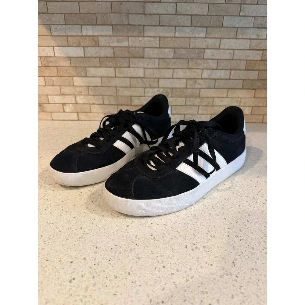 Adidas VL Court 3.0 Black White Women's Size 9.5 Without Box